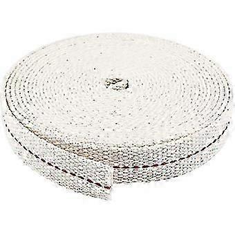 1 Rolls Kerosene Lamp Wick 5m, Kerosene Lamp Wick Width 2cm White Cotton Flat Kerosene Wick, Oil Lamp Wick Replacement Wicks for Oil Lamp or Kerosene