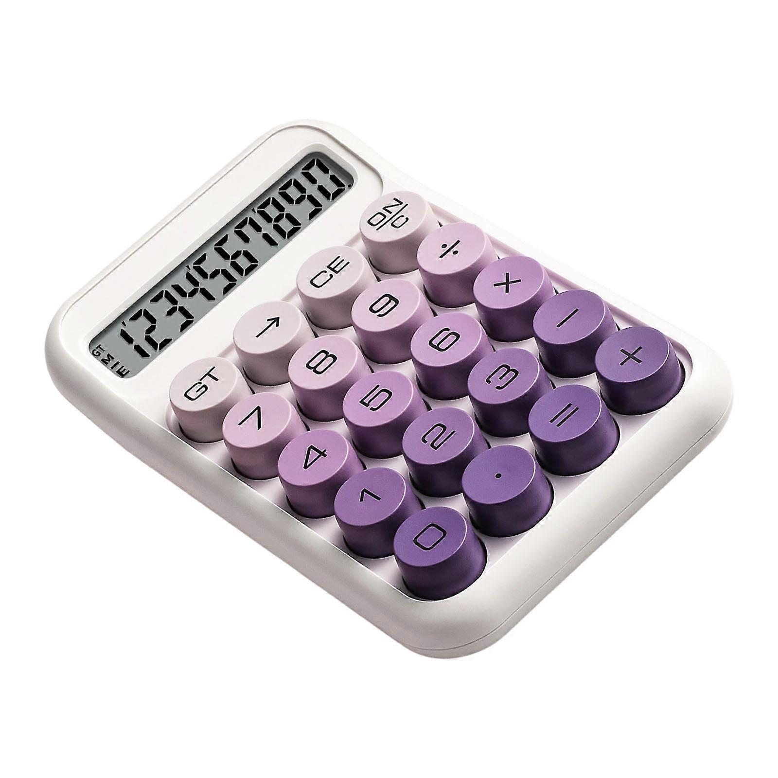Flexible Keyboard Scientific Calculator Gradient Color Design Mathematical Instrument For University Exams Office Use Multicolor