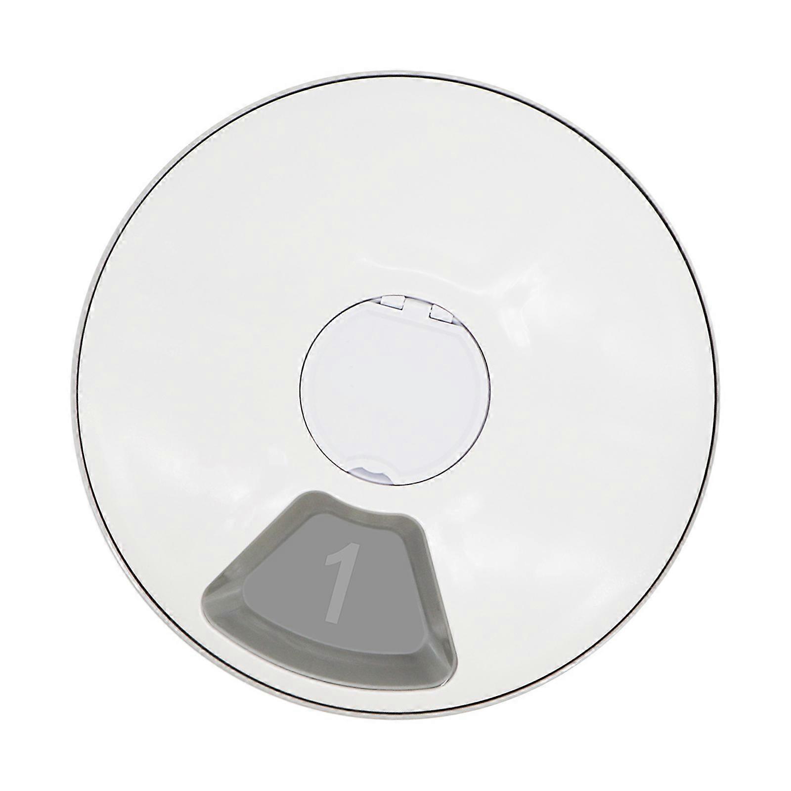 6 Compartment Automatic Pet Feeders With Programmable Timer Safety Lock Mechanism Feeders For Dog Cats Food Storage Multicolor