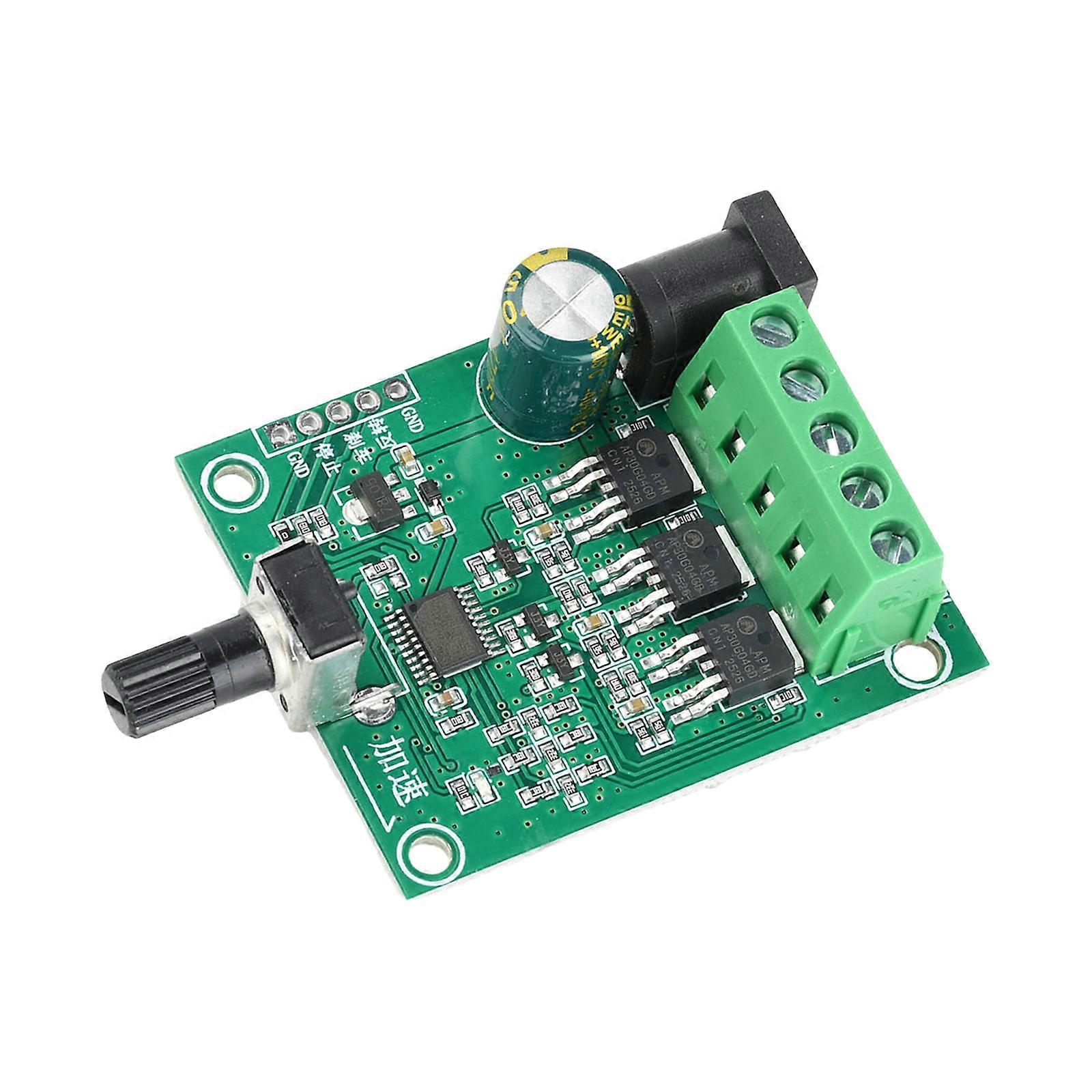 DC5-24V 75W Brushless Motor Driver Board Adjustable PWM Speed Low Noise Wide Voltages Compatibility Optimized Circuit Multicolor