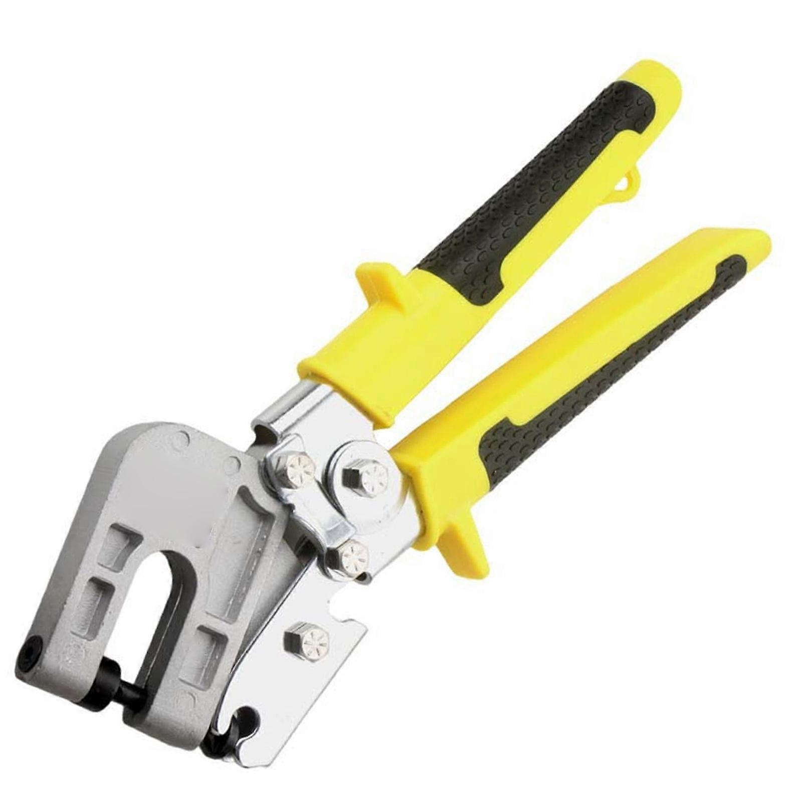 Precisions Metal Framing Punch Plier Tool With Comfortable Grip Handle Suitable For Ductwork And Structural Projects Multicolor