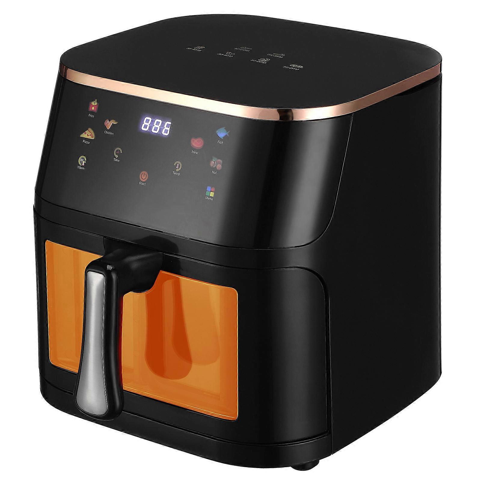 Hot Air Fryer Oven 1 Set with Touch Control and Observation Window for Quick Family Meals in Assorted Color