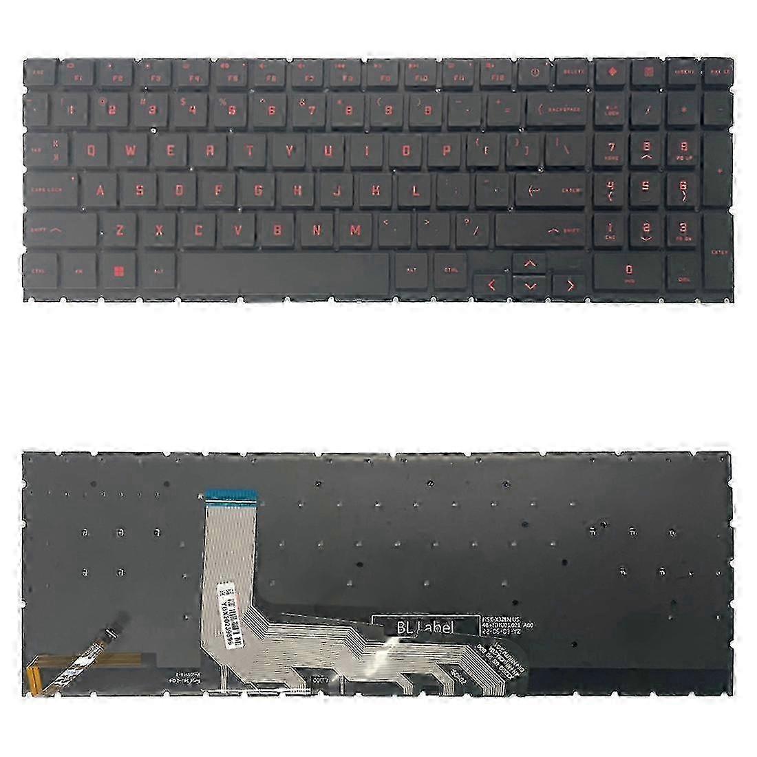 US Keyboard with Backlight / Number Key For HP OMEN 15 2020 z