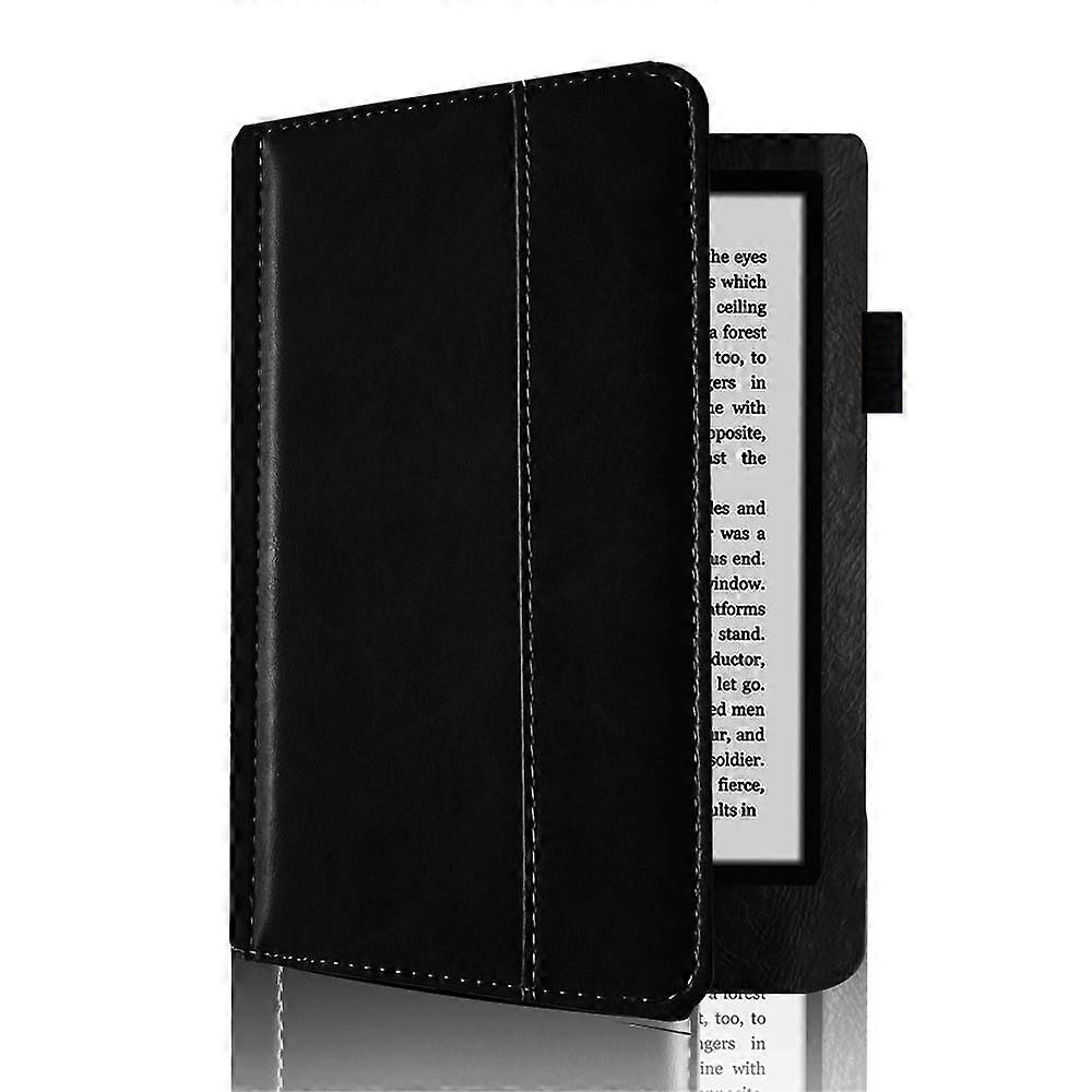Case for Kobo Aura Edition 2 (Model: N236), PU Leather Magnetic Smart Cover with Auto-Wake/Sleep, Compatible with Audio-Book E-Reader Devices