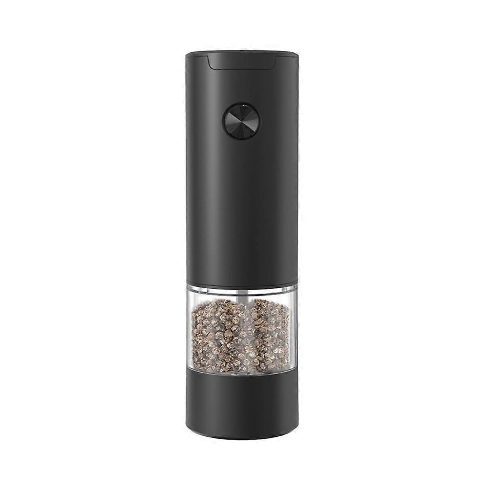 Electric Salt and Pepper Grinder One Hand Automatic Operation Adjustable Coarseness Battery Powered Automatic Grinding-A