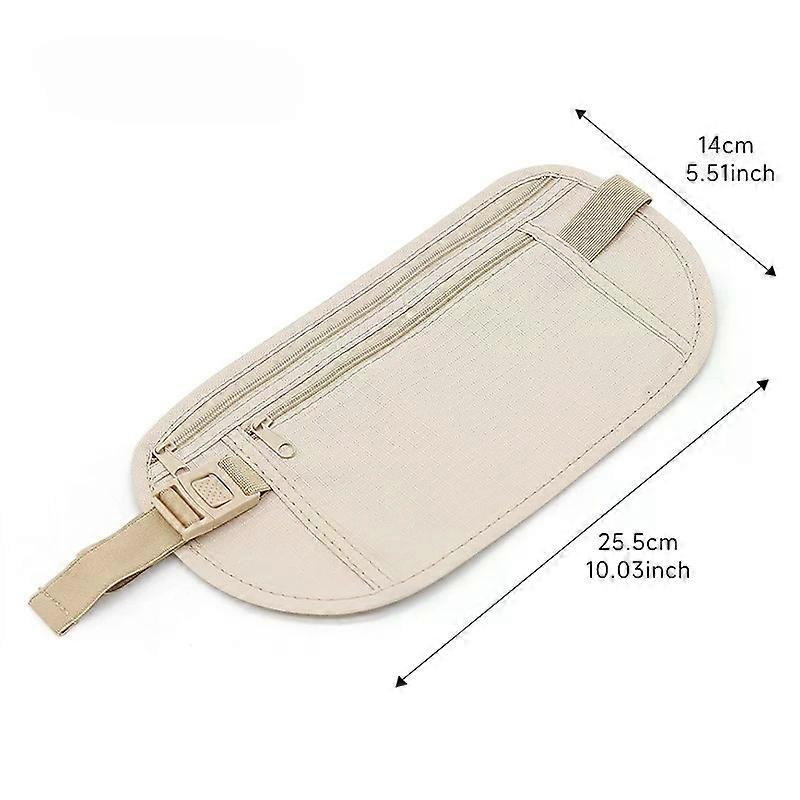 ספורט ריצה Wais תיק בלתי נראה נסיעות מותניים חבילות נרתיק עבור דרכון כסף חגורת תיק נסתר אבטחה ארנק מתנה חבילת כסף תיק