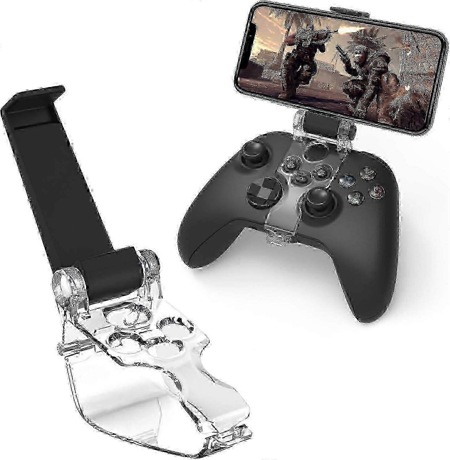 x Phone Holder for Xbox Series S/X Controller, Foldable Retractable Game Controller Holder Clip Smart Clip Holder for Xbox Series S/X Game Control