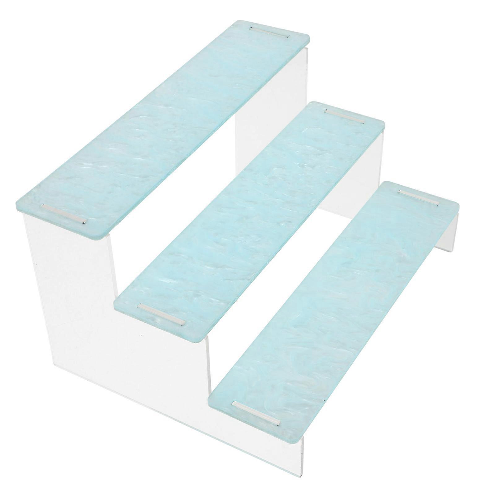 Acrylic Risers Display Stand for Storage Use with 2Pcs Multi-Tier Design