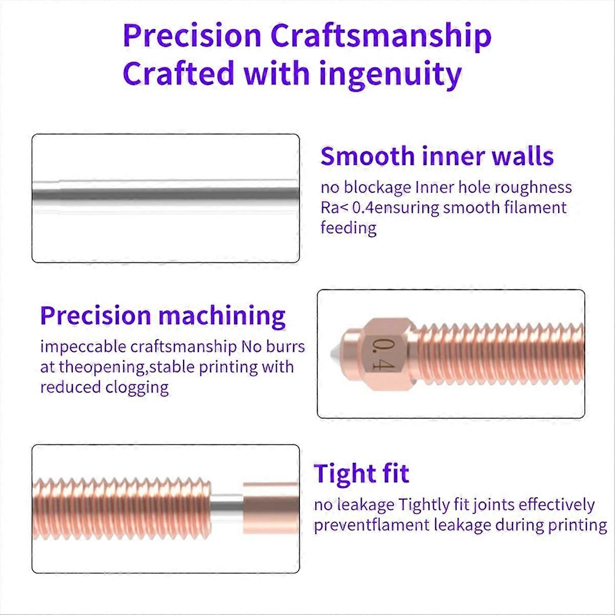 3Pcs for K2 Plus Nozzle Quick-Swap Nozzle Hardened Steel