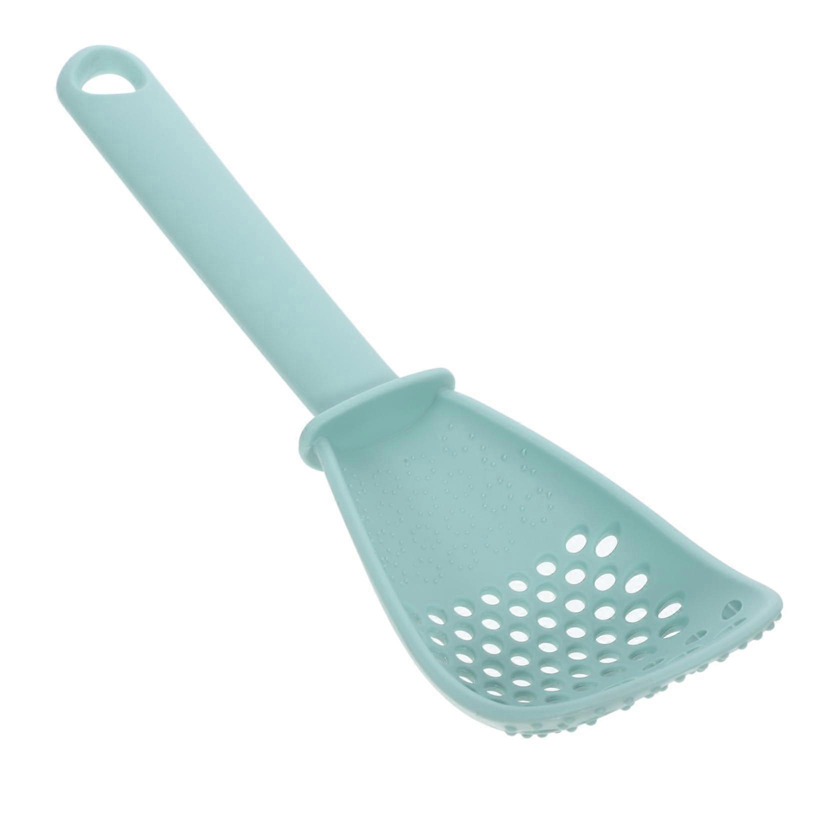 2 in 1 Multifunction Potato Masher Spoon with Strainer for Mashing and Draining Potatoes Garlic
