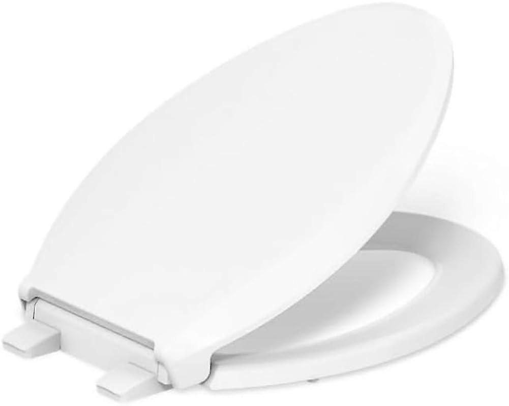 Elongated Toilet Seat, QuietClose Soft Close, Easy Install, Dune for KOHLER Cachet ReadyLatch