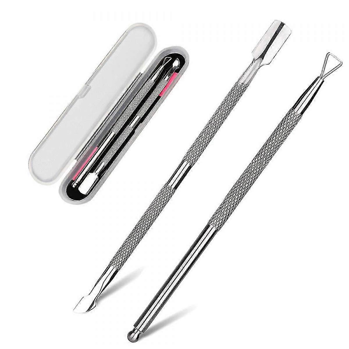 Cuticle Pusher Nail Scraper Set Professional Remover Tool Nail Manicure tools