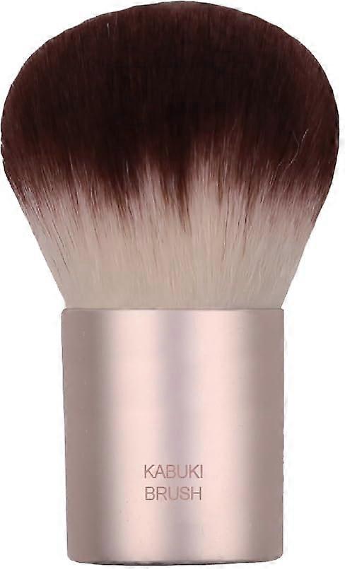 Kabuki Brush for Blush and Contour with Soft Bristles Pink Makeup Blending Tool