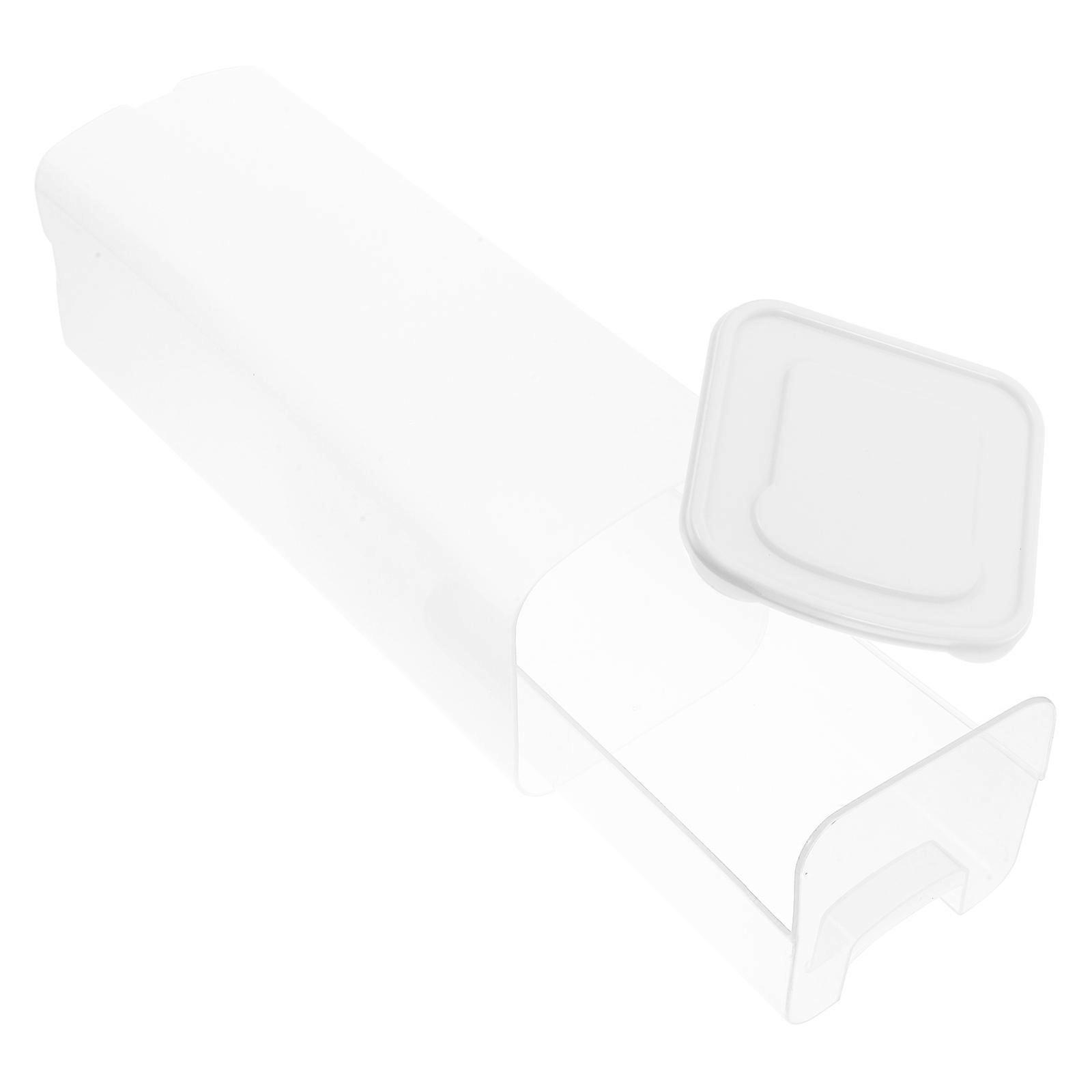 Bread Loaf Storage Container for Fresh Bread Storage White