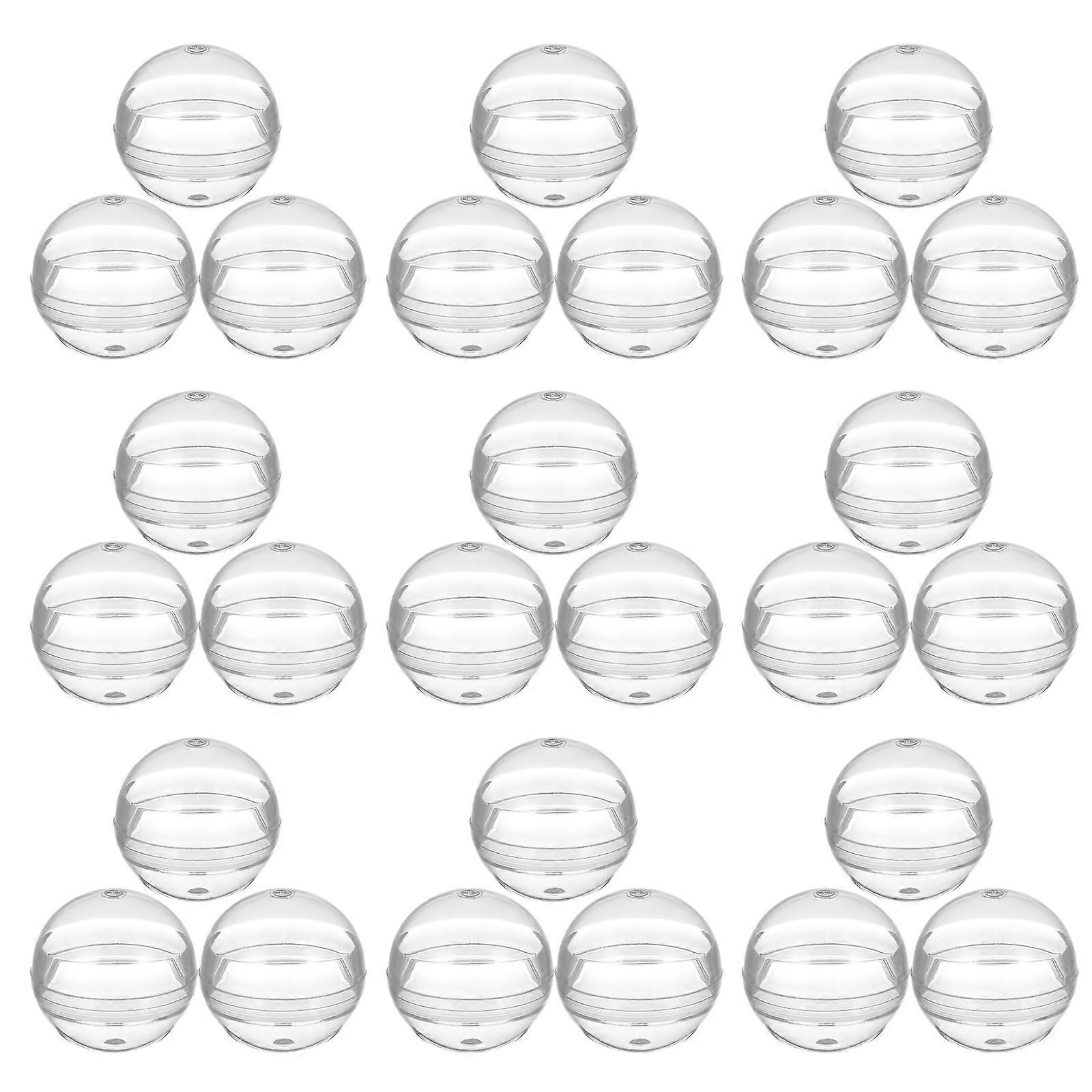 Round Transparent Plastic Vending Machine Capsules Clear Balls 110Pcs
