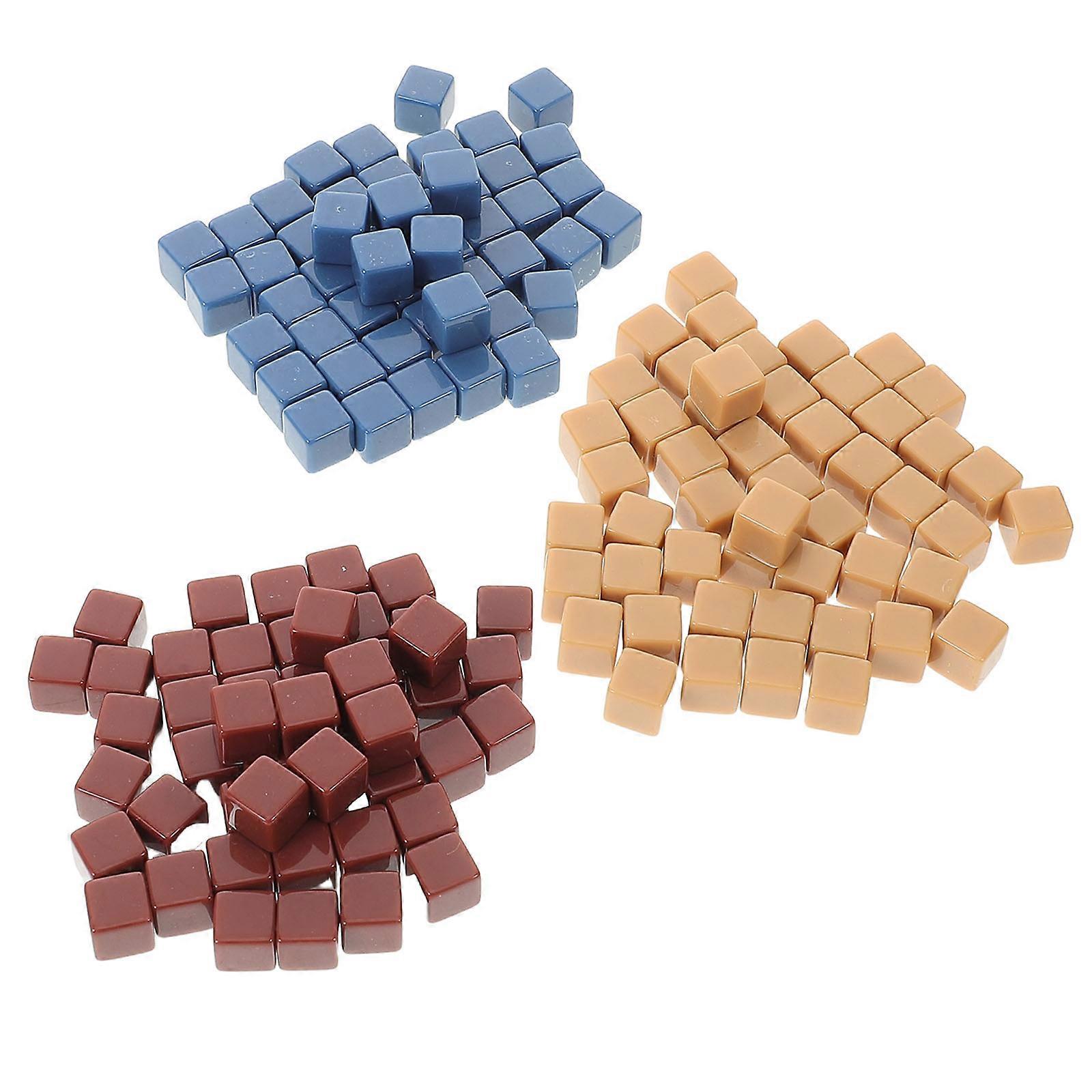 Teaching 150Pcs Blank Acrylic Cubes for Game Six Sided