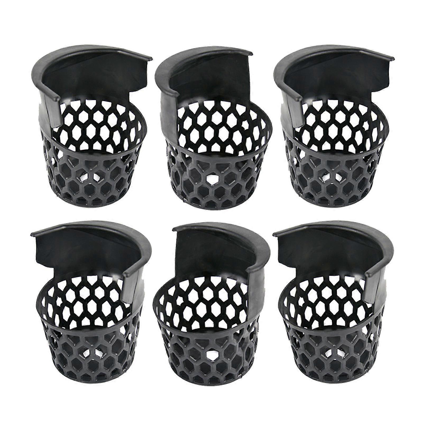 6 Pieces Pool Table Billiard Pockets Set, Billiard Baskets Billiards Supplies with 12 Screws Replacement Pockets Web Pockets