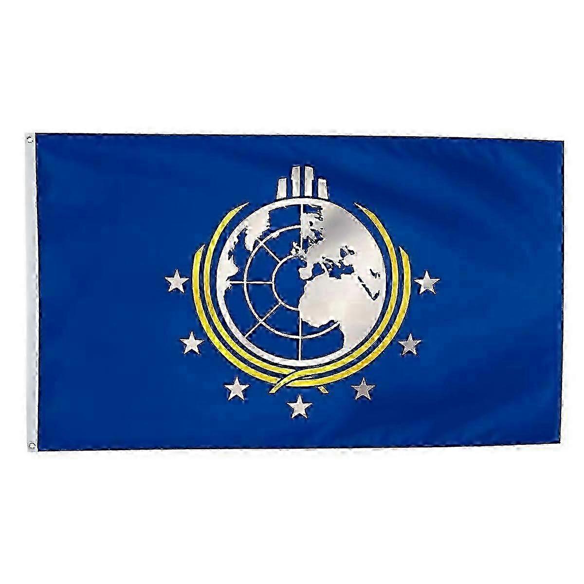 Outdoor Flag compatible with Super Earth 3x5ft - Durable Double Stitched Polyester