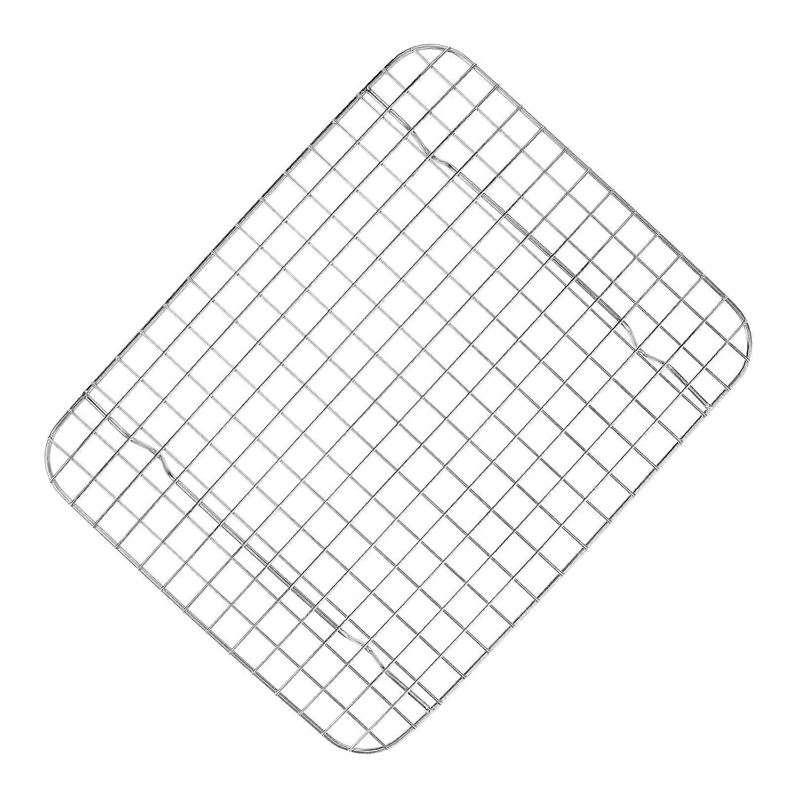 Stainless Steel Grilling Rack for Baking Drying and Cooling 1 Set BBQ Grill Net for Barbecue