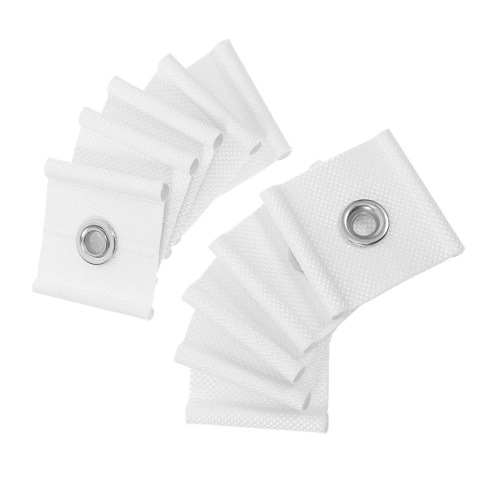 Rv Parts Awning Rail Hardwares for Easy Setup 10Pcs White Hooks