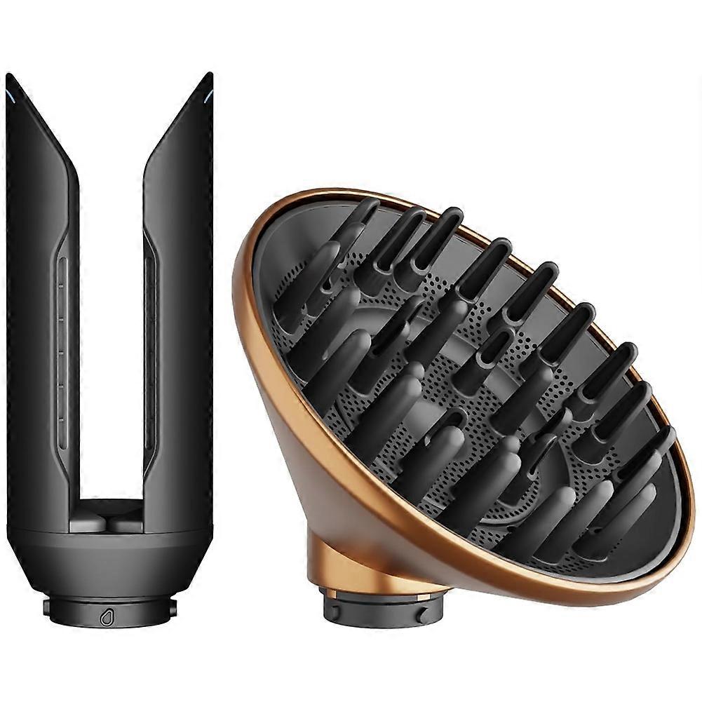 Upgraded Hair Straightener Attachment and Large Diffuser Attachment for Airwrap HS01 HS05 HS08 Accessories