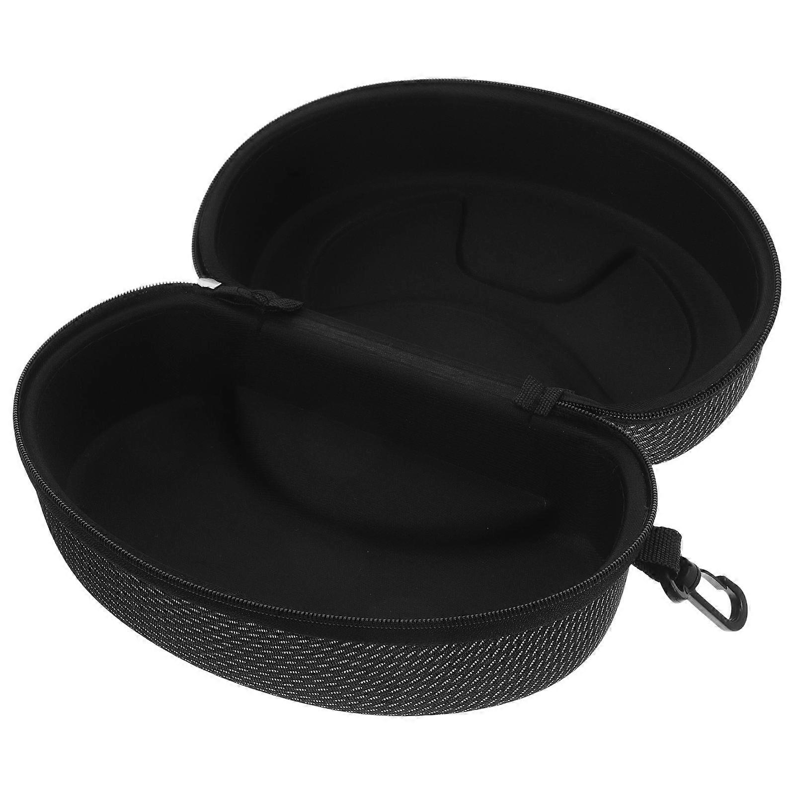 Ski Goggles Case Hard Shell Protective Storage Box with Zipper 5Pcs Multi Color Eva