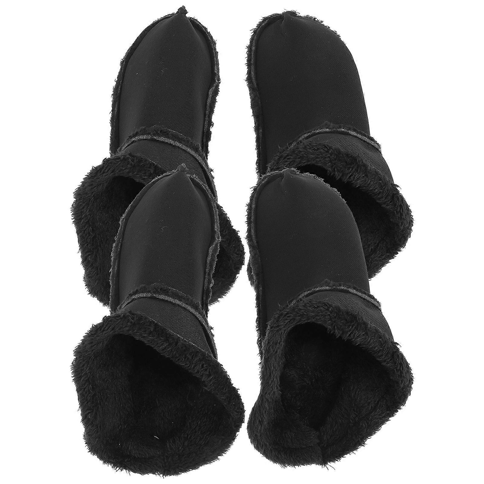 Furry Clogs Shoes Insoles for Warmth 2Pairs Winter Plush Inserts