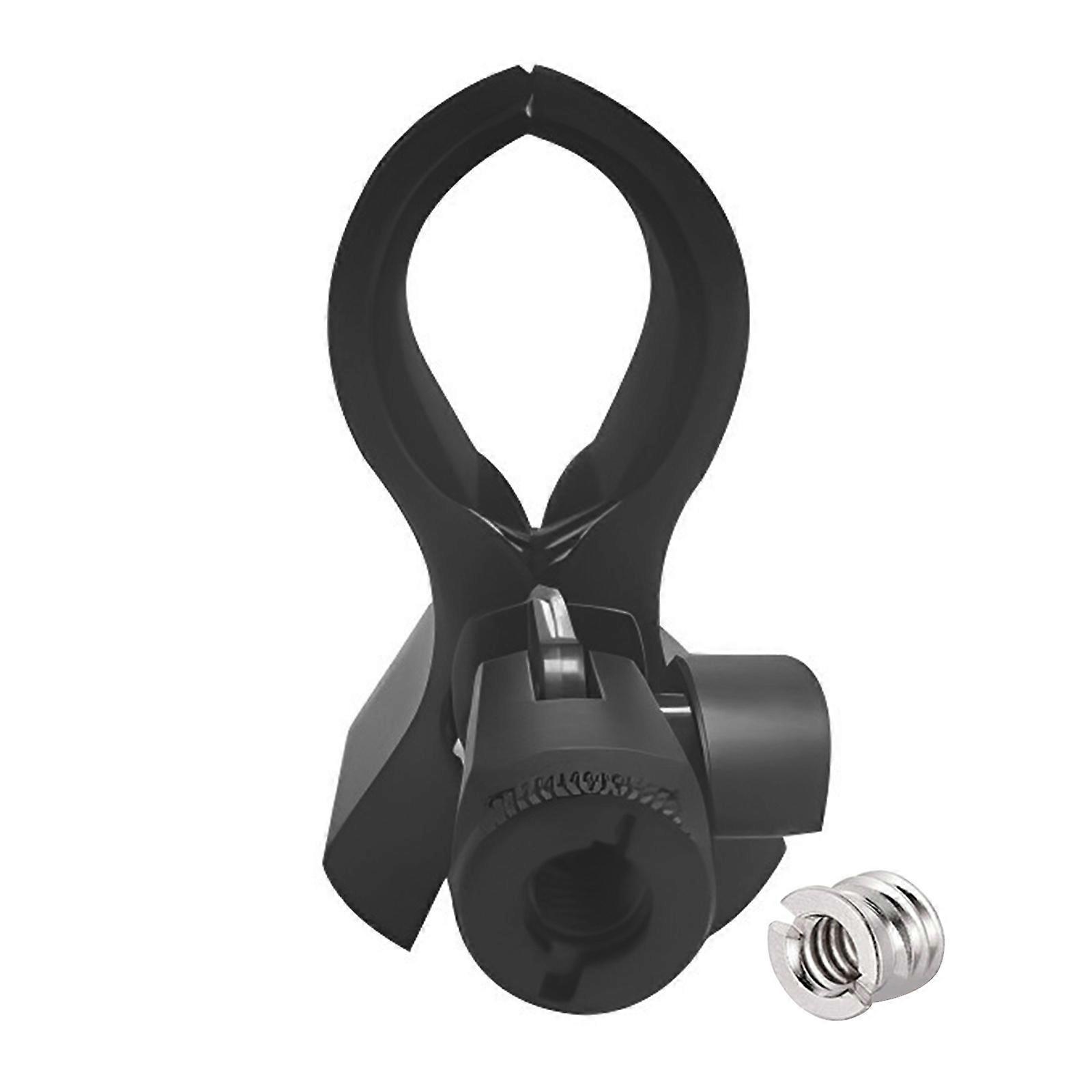 Angle Adjustable Microphones Holder Featuring Spring Loaded Design Screw Adapters Included for Wide Compatibility Multicolor