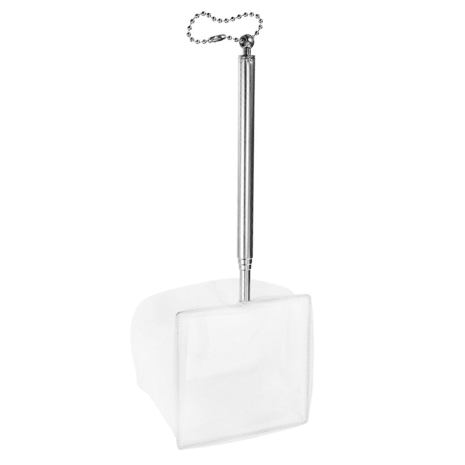 Durable Stainless Steel Fishing Landing Net with Telescopic Handle for Anglers