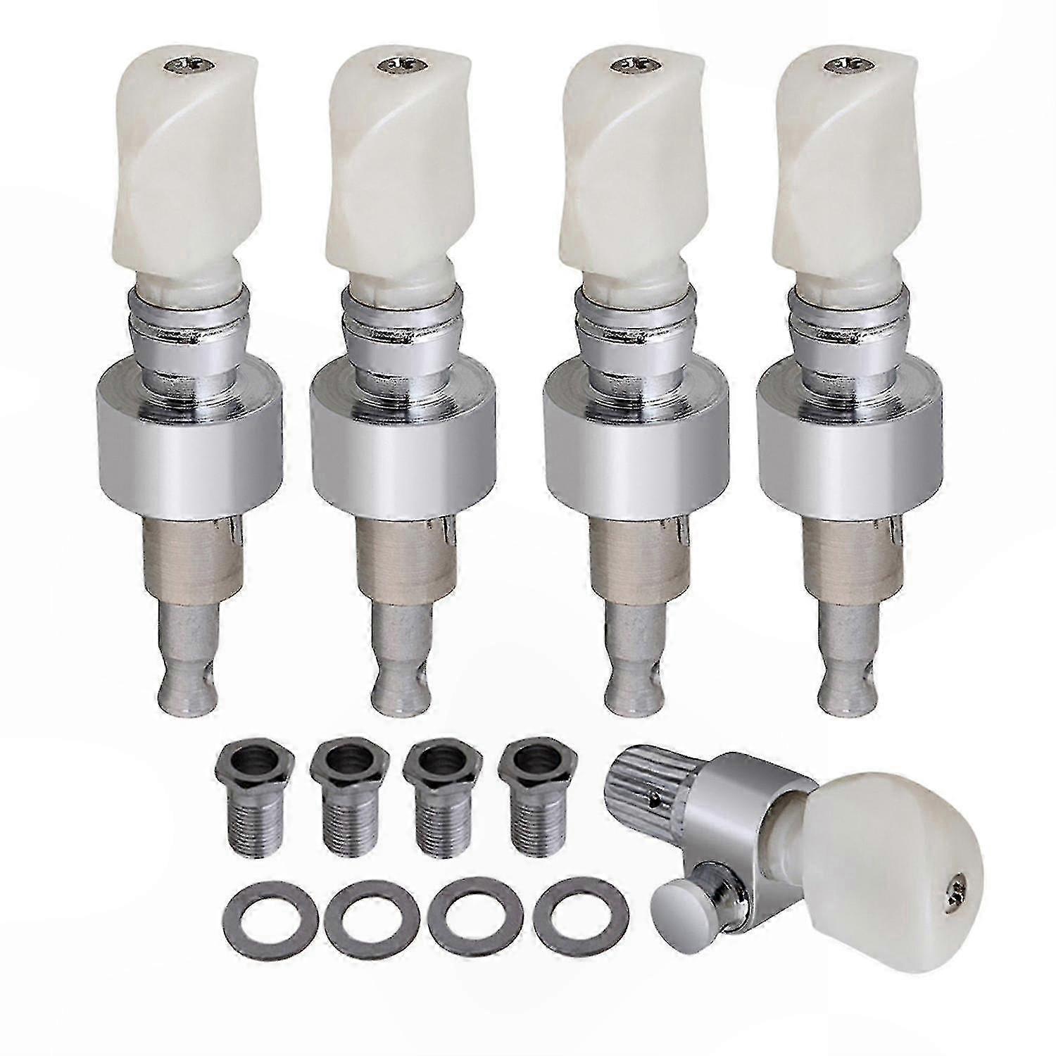 5-String Banjo Machine Head with 4:1 Ratio Tuning Peg Key WS2149