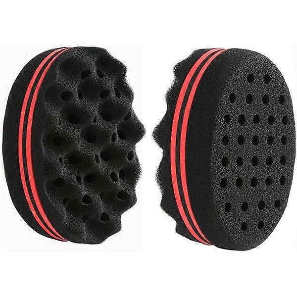 Set of 2 Sponge Twist Curl Sponge Brushes for Afro Braid Hairstyle Twist Curls