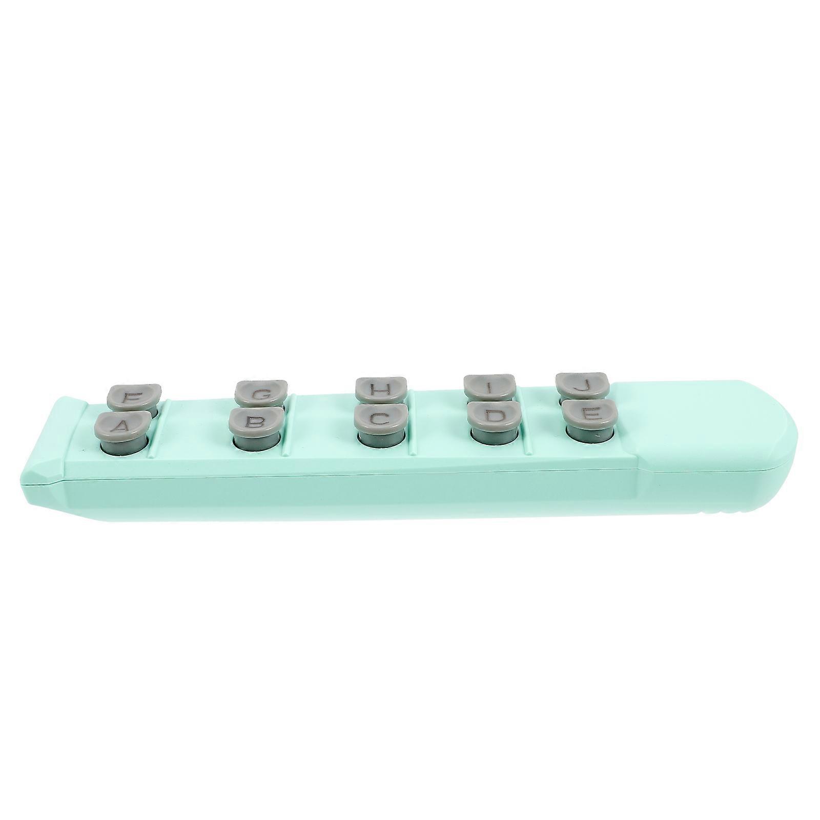 Plastic Guitar Trainer Finger Exerciser for Training Use 4Pcs Green