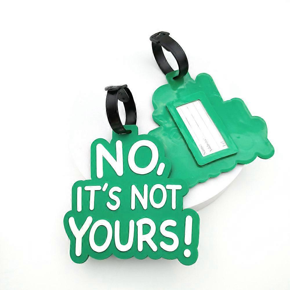 ��tiquettes de bagage en PVC, 1 pi��ce, accessoires de voyage, ��tiquettes de valise en Silicone, Style �� la mode, ��tiquette de voyage Portable