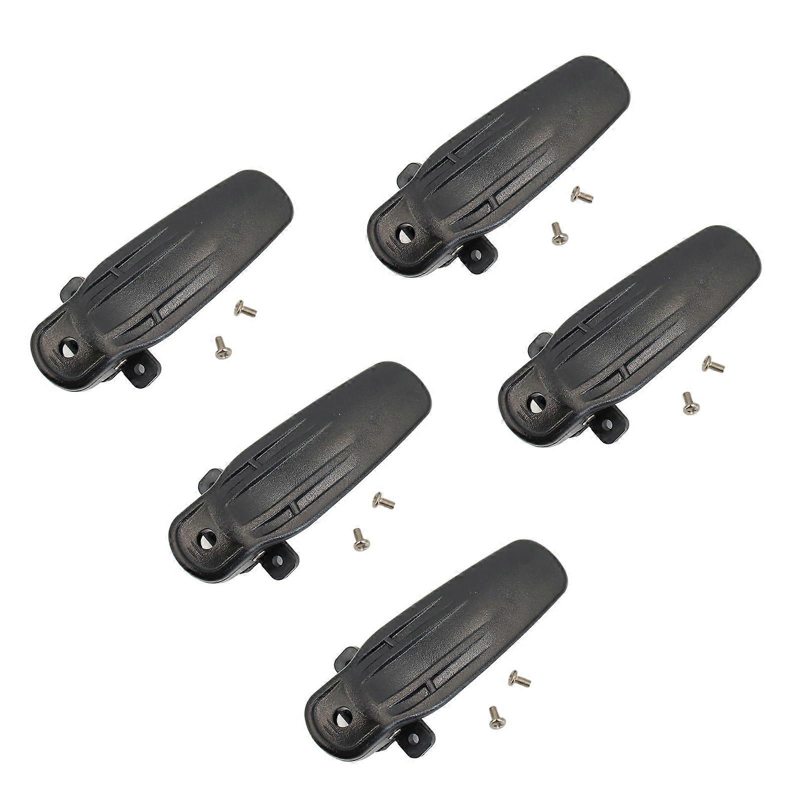 KBH11 TwoWay Radio Belt Clip 5 Pack with Screws for Kenwood NX TK Series Secure Attachment