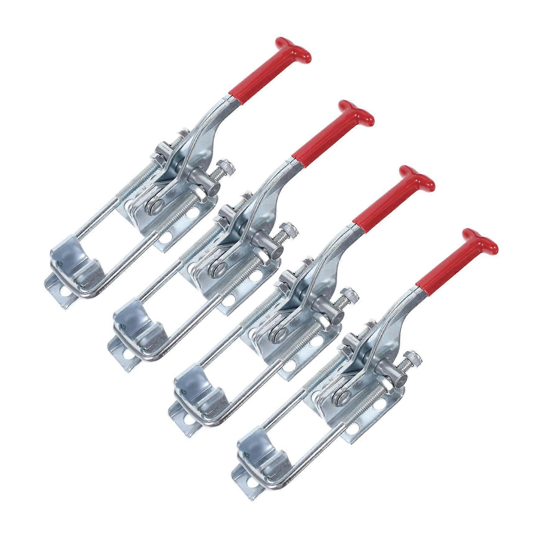 4Pcs Adjustable Heavy Duty Toggle Latch Clamps Galvanized SelfLocking for Secure Box Clamping