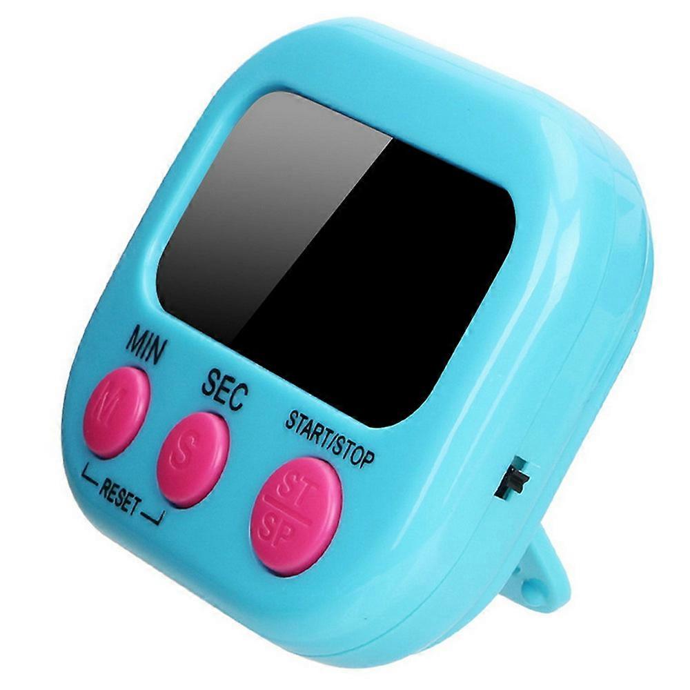 Magnetic LCD Digital Kitchen Countdown Timer Alarm with Stand White Kitchen Timer Practical Cooking Timer Alarm Clock