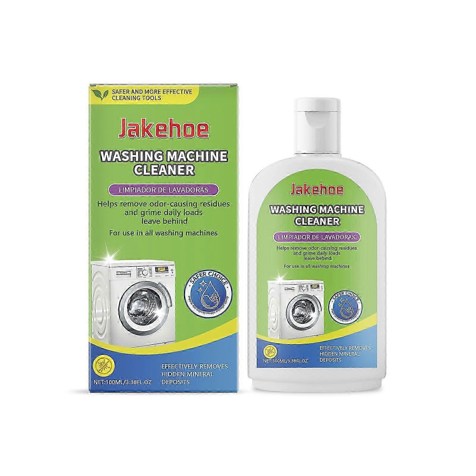 Powerful Washing Machine Cleaner - Deep Clean & Stain Removal for All Models, 100ml | Effortless Scale & Residue Removal, Fast & Easy Household Cleani