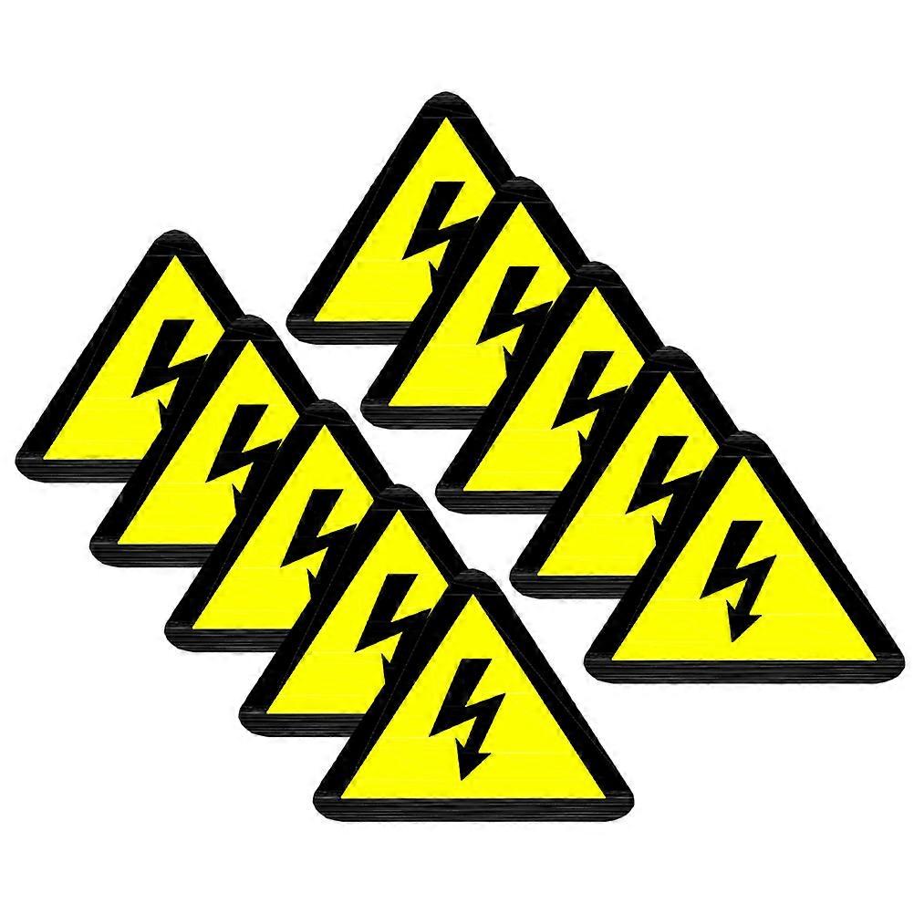 Caution High Voltage Stickers Electrical Warning Labels for Safety 75Pcs