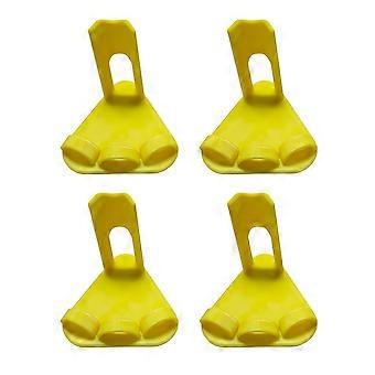 Set aus 4 verstellbaren Klemmen für Hühnerbeinverletzungen zur Förderung der Heilung von Sehnenproblemen und gekrümmten Zehengliedern unter Verwendung nicht reizender Materialien.
