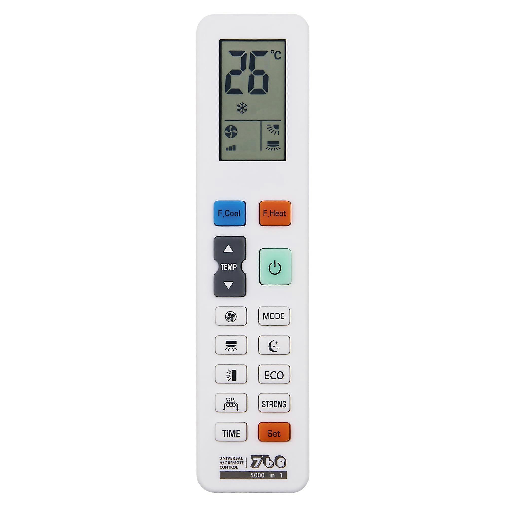 Universal Air Conditioner Remote Control with LCD for Midea Daikin LG Mitsubishi Samsung