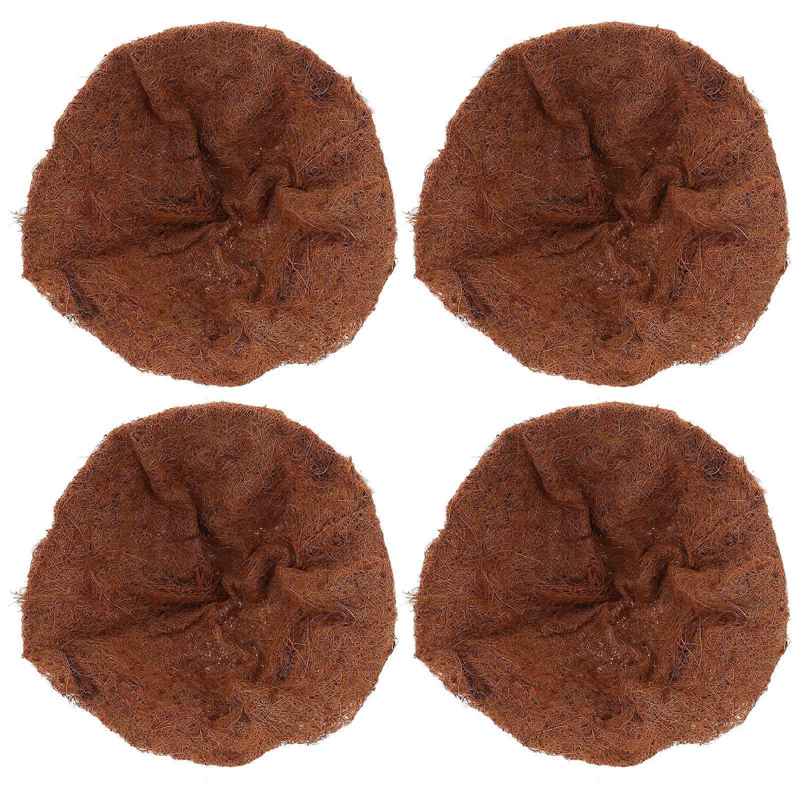 Hanging Basket Liners Coconut Fiber Liner for Storage 4Pcs Multi-Use