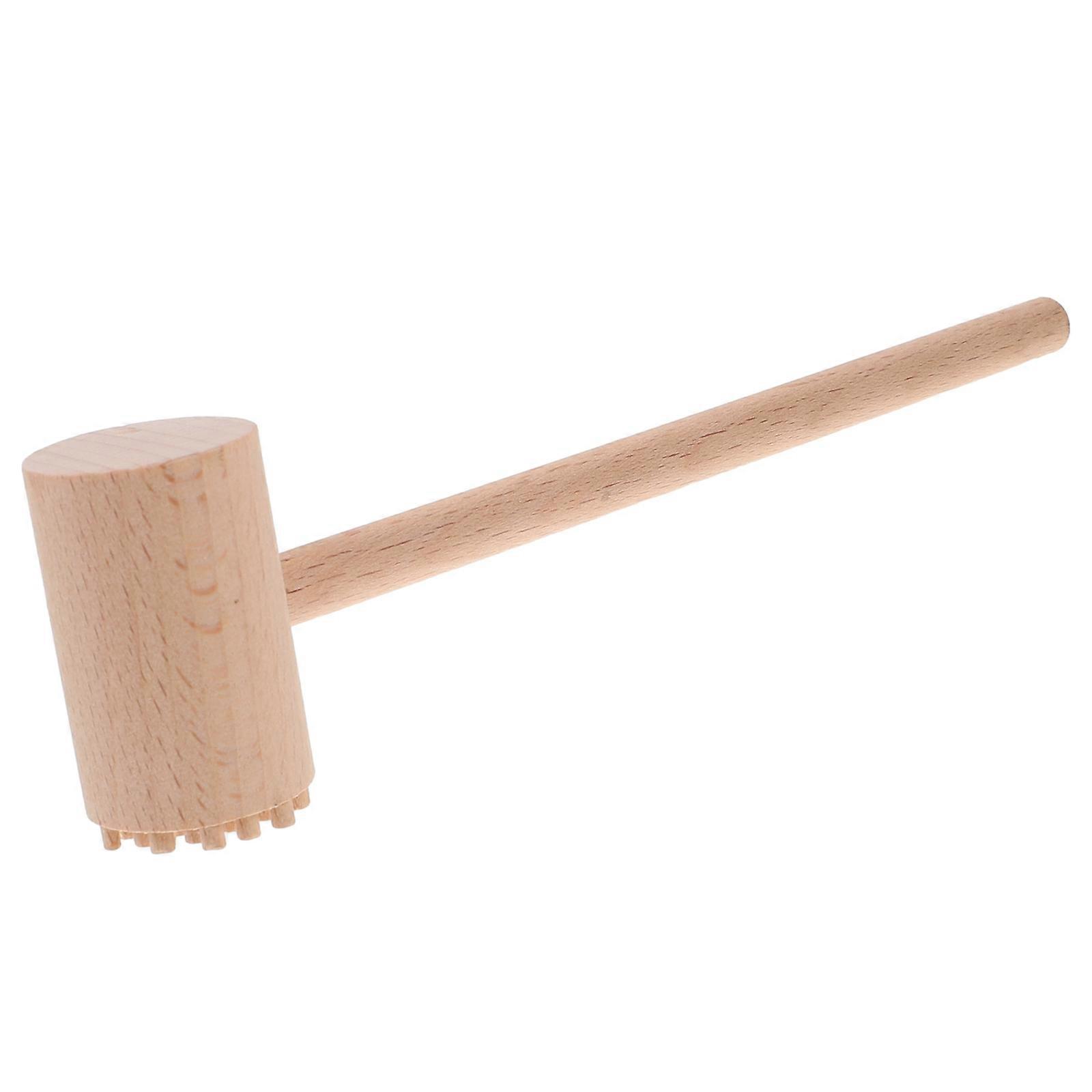 Mini Hammer Toy for Muscle Development 4Pcs Wooden Mallets Set