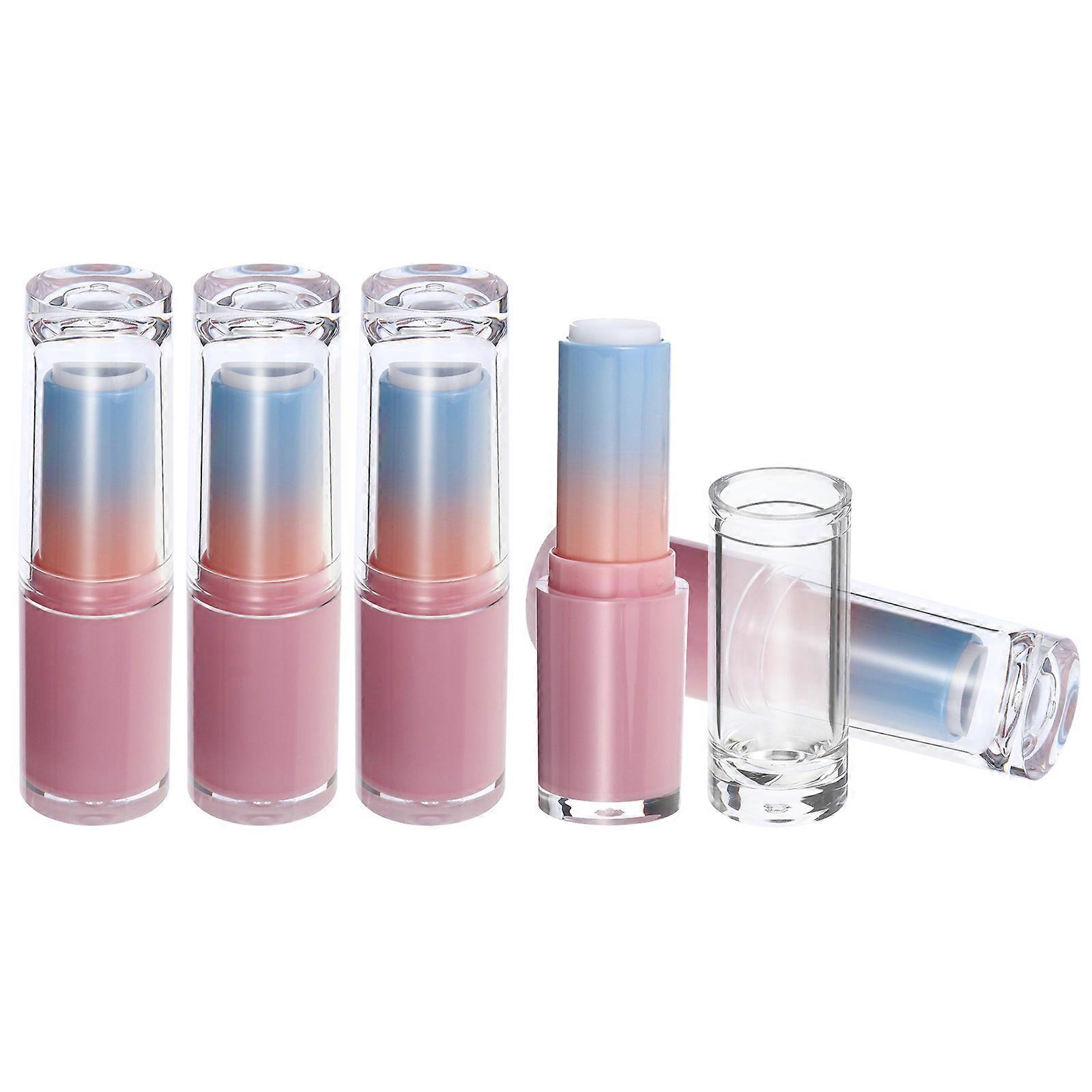Lipstick Tube Empty Lip Balm Containers for DIY Use 5Pcs Set