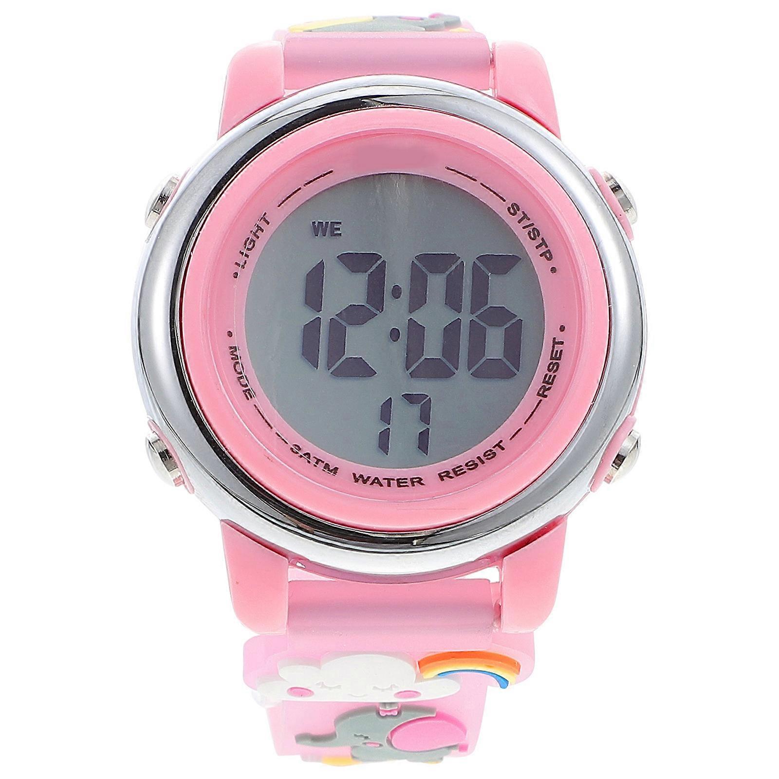 Kids Waterproof Electronic Watch for Children with Alarm Function