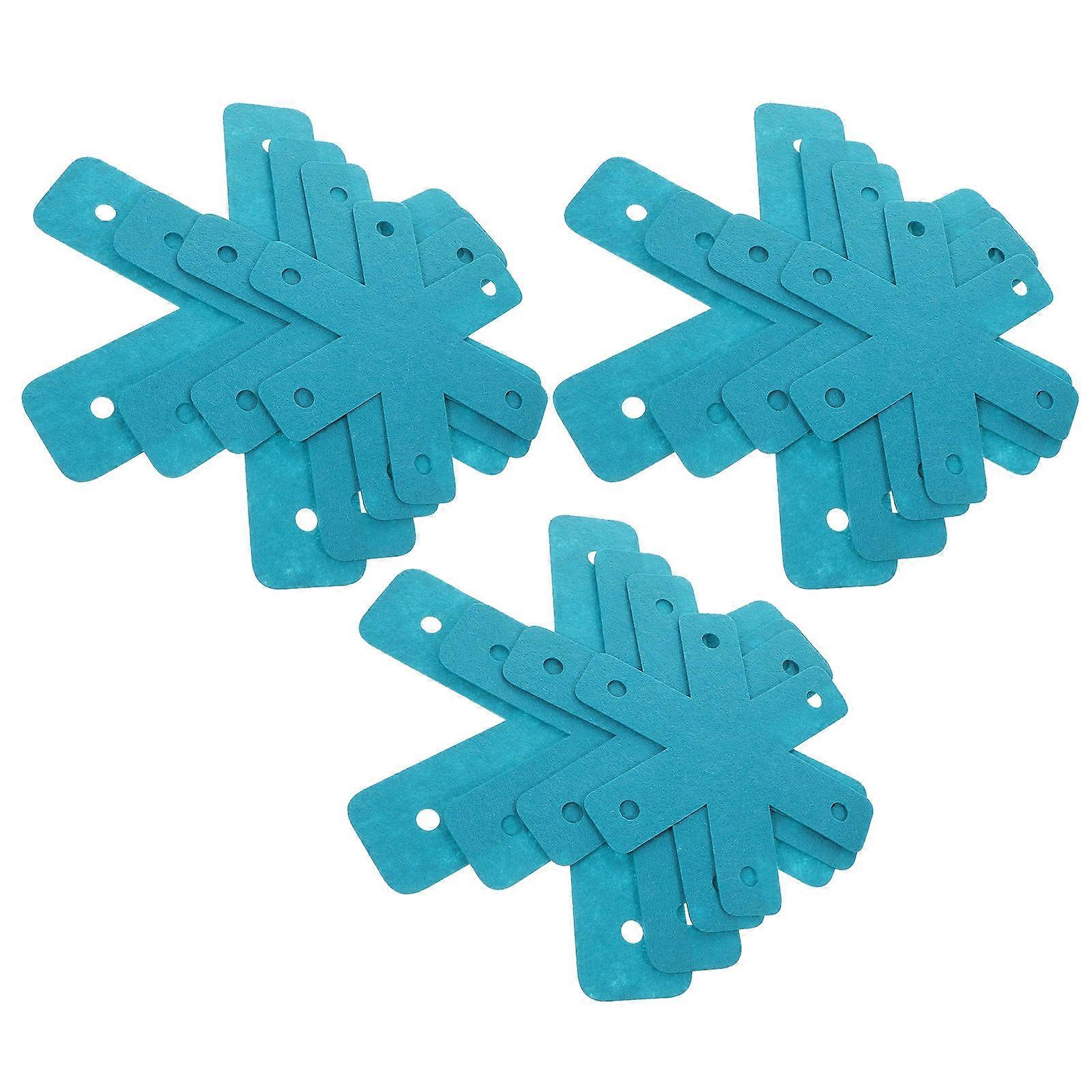 Multi-functional Heat Resistant Pan Pads for Kitchen Tableware Decoration in Blue Featuring Flower Shape 12Pcs