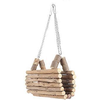 Decorative Hamster Molar Toy Wooden Hamster Hammock for Pets