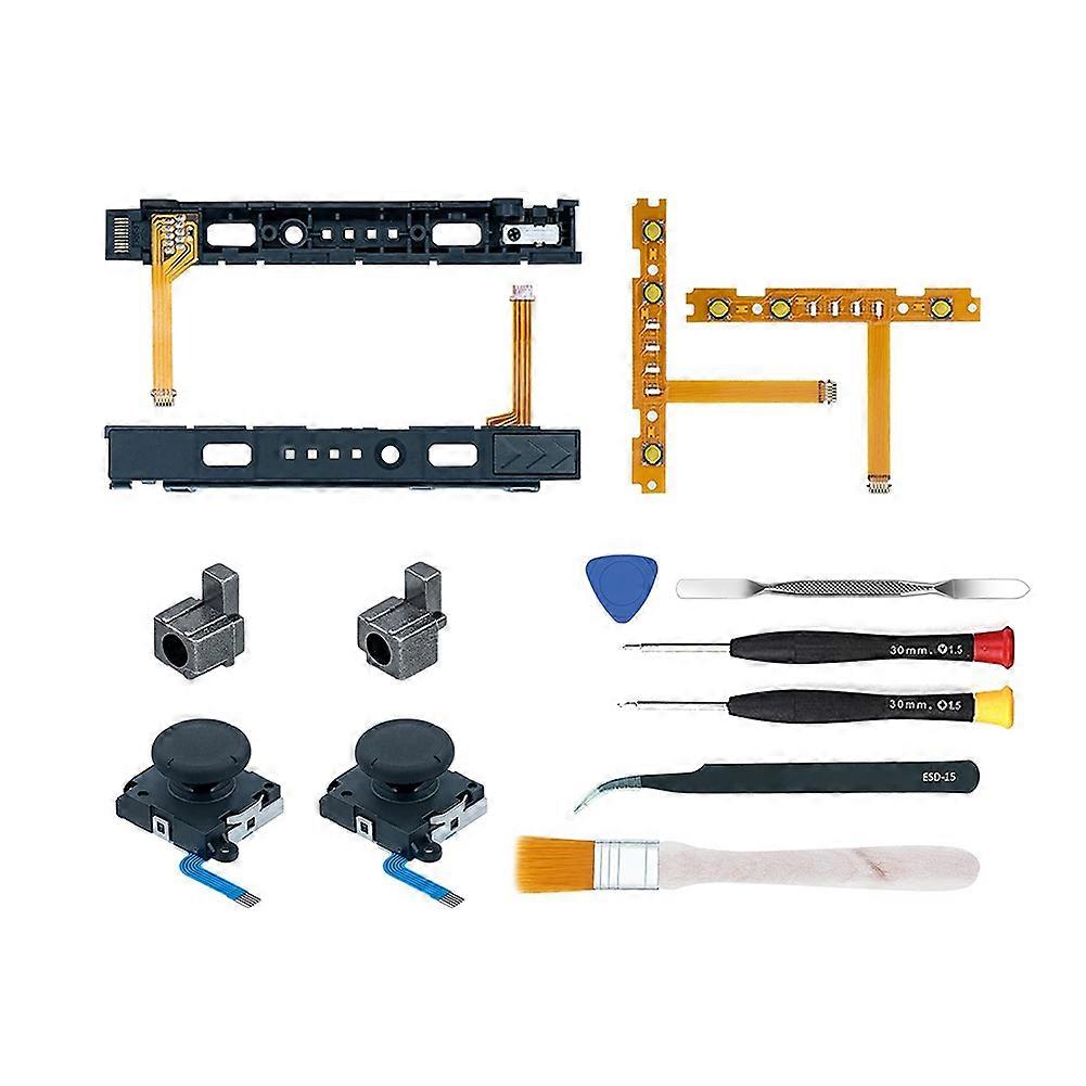 Replacement Joystick for Nintendo Switch JoyCon Thumb Stick for Switch OLED Lock Flex Cable Set Repair Parts Kit