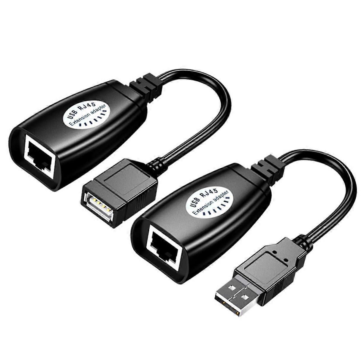 USB Network Extender Cable Ethernet Adapter for Home Office Dorm Speed Data Transfer