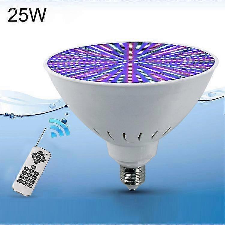 2025 ABS Plastic LED Pool Bulb Underwater Light Colorful +18 Button Remote Control