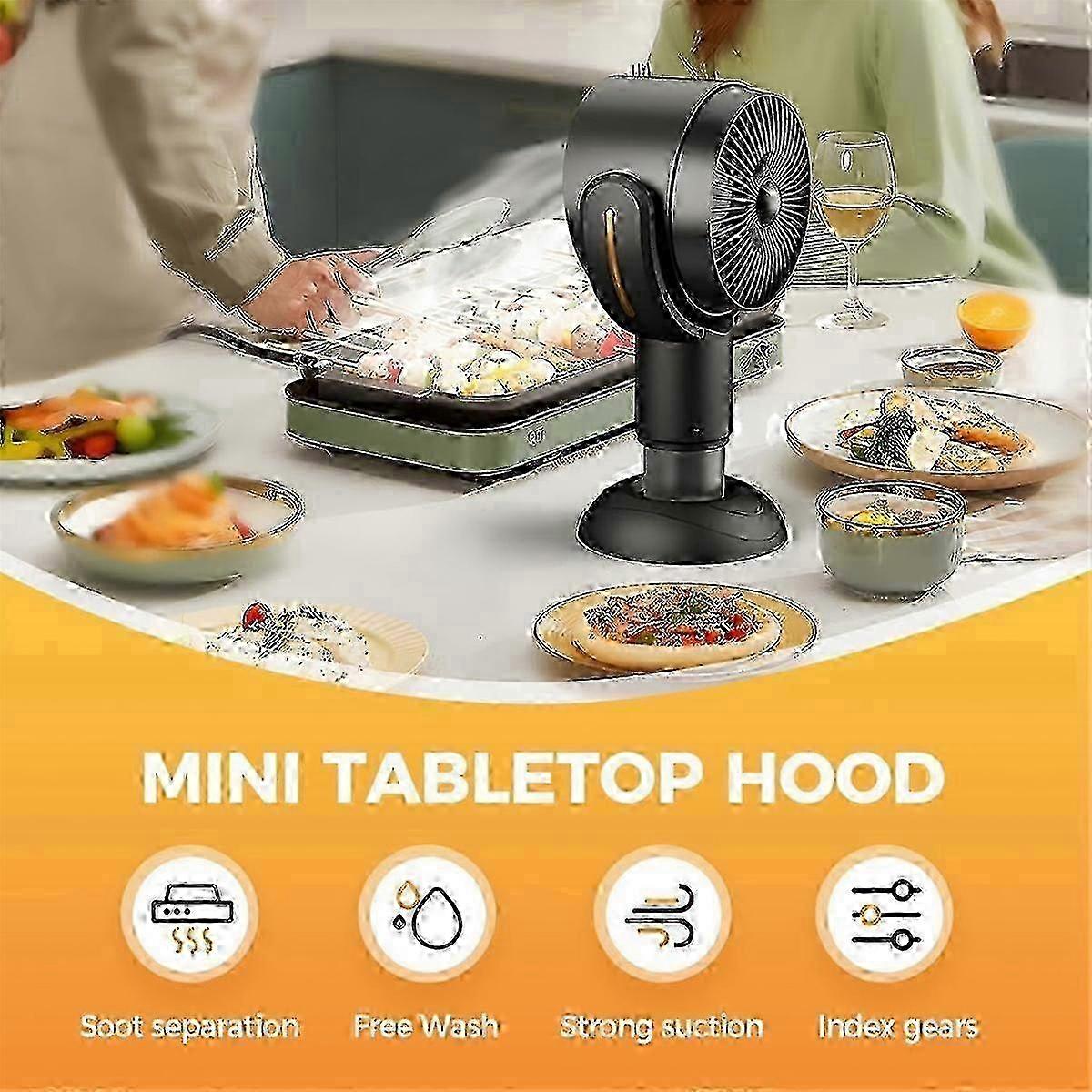 Røykfjern vifte med vaskbart filter for innendørs luftrensing